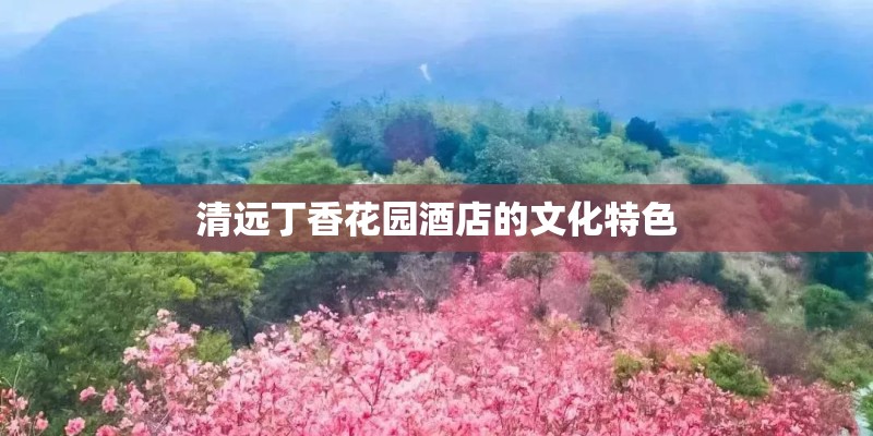 清远丁香花园酒店的文化特色