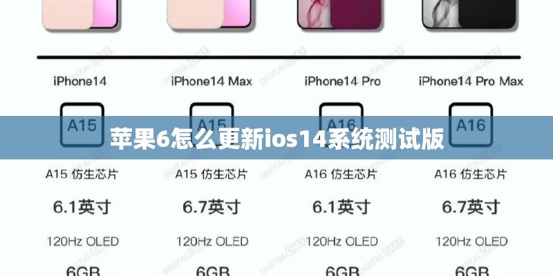 苹果6怎么更新ios14系统测试版