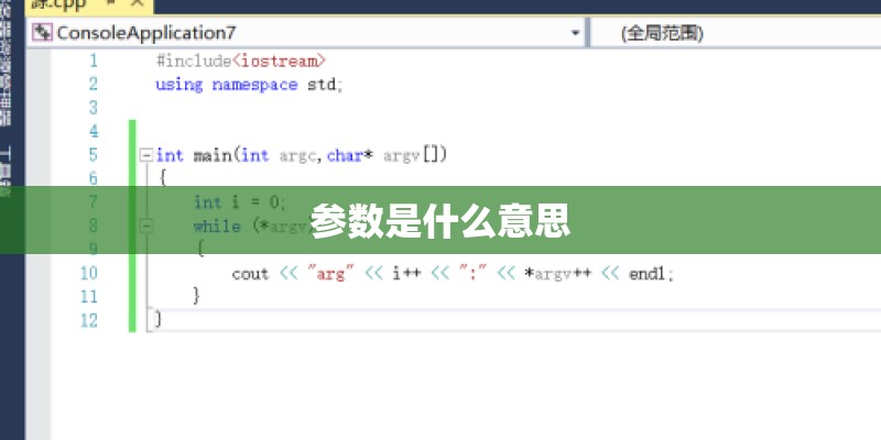 参数是什么意思
